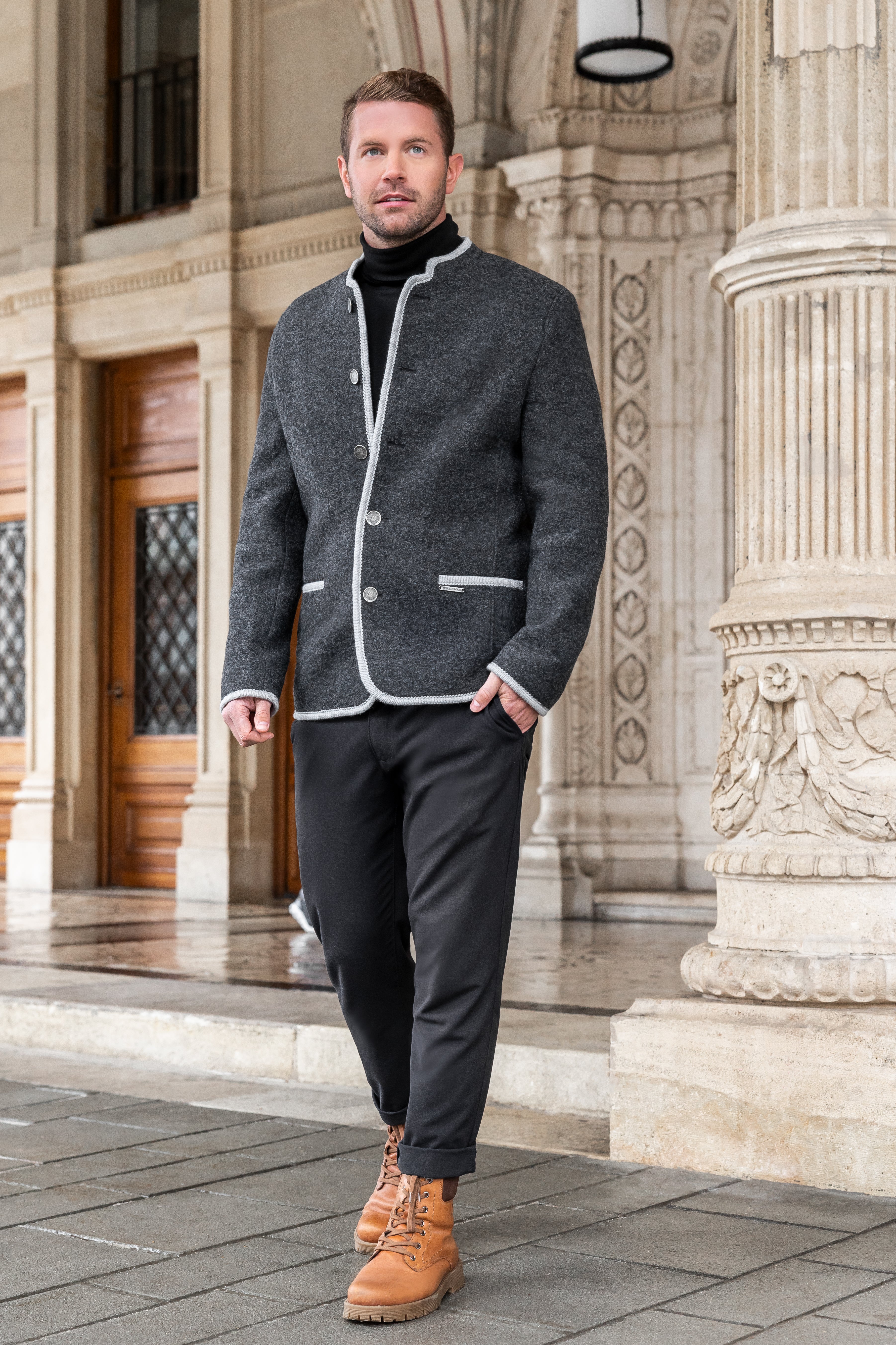 Men's Wool Coats & Outerwear